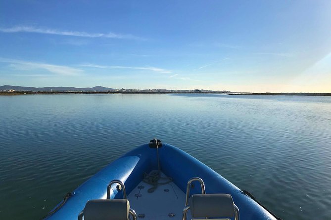 1 or 2 Hour Speed Boat Tour - Ria Formosa - Desert beaches and quick channels: what the middle of the ride feels like