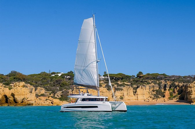 2h30 Private Sunset Catamaran Adventure in Albufeira - Snorkeling and paddle-board gear, if you want it