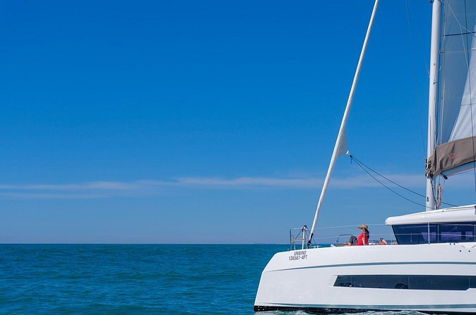 2h30 Private Sunset Catamaran Adventure in Albufeira - Meeting point at AlgarExperience Marina, and how to reduce stress