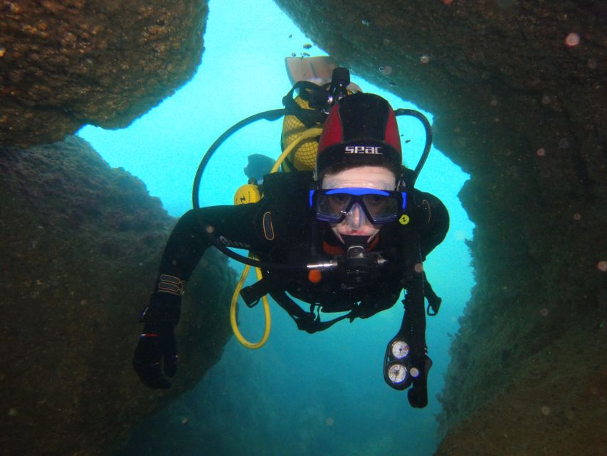 Albufeira: 2 DIVES TRIP (ONLY CERTIFIED DIVERS) - Site One: Natural Reef Life, Walls, and the Animals You Want