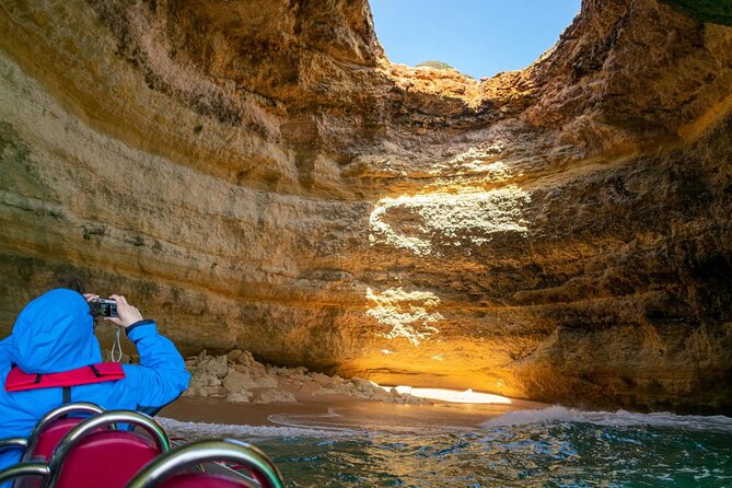 Albufeira 2 hour 30 minute Private Dolphin and Benagil Caves Tour - Stop 2: Praia da Marinha, cliffs and a quick beach pause
