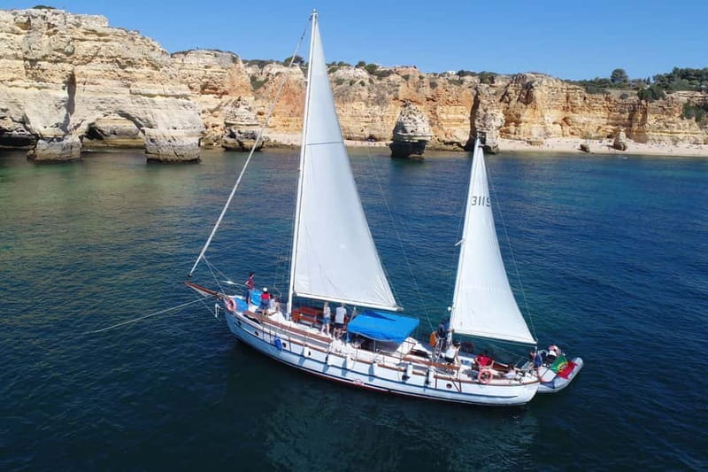 Albufeira: 6-Hour Boat Tour with BBQ and Drinks - Benagil cave from the outside, what you actually get