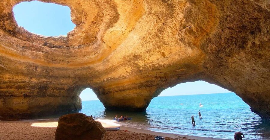 Albufeira: Benagil Caves & Dolphin Watching Speed Boat Tour - Crew Team and Comfort: Safety Vests, Speed, and That Confident Boat Handling