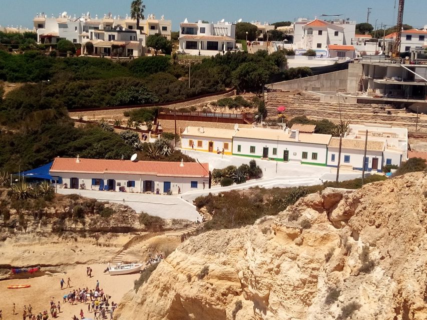 Albufeira: Benagil Caves & Senhora da Rocha Tour by Tuk Tuk - Benagil Cave from above, and what that viewpoint version gives you