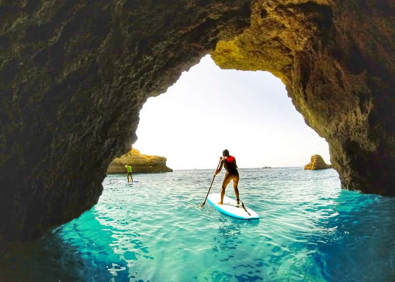 Albufeira: Caves and Beaches SUP Paddleboarding Tour - Learning SUP Basics Without Feeling Rushed