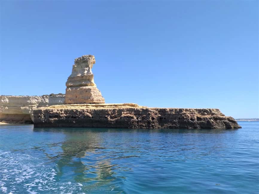 Albufeira: Dolphin Watching and Benagil Cave Boat Cruise - The mid-cruise swim: fun, but only when the sea behaves