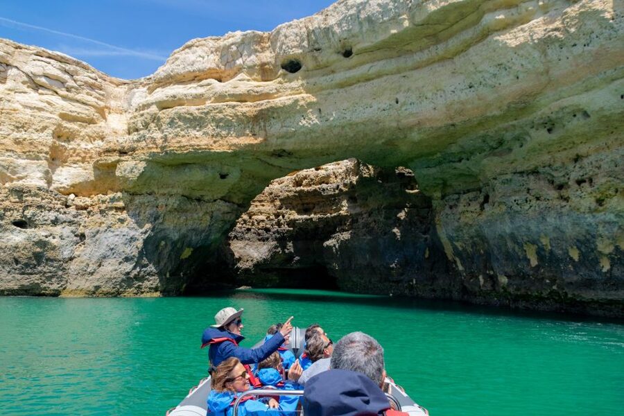 Albufeira: Dolphins & Benagil Caves RIB Tour - Price and Value at About $34 for a 2.5-Hour Boat-Plus-Guide Trip
