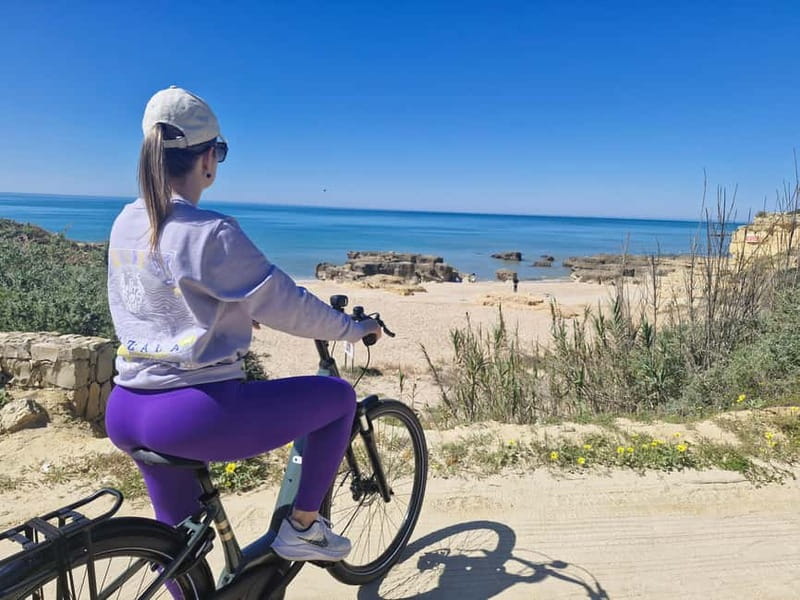 Albufeira: E-Bike Rentals with Hotel Pick Ups - Comfort and safety: helmet, lock, and rear racks that actually help