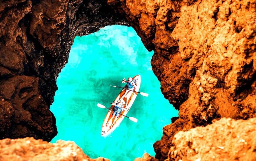 Albufeira: Hidden Beaches & Cliffs Guided Kayak Cave Tour - Why Kayaking the Cliffs of Albufeira Works So Well