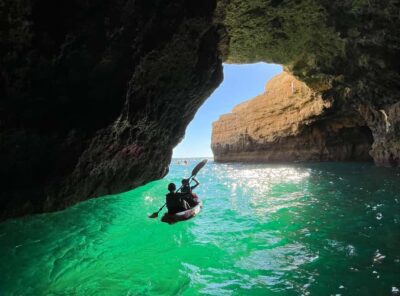 Hidden Beaches & Cliffs Guided Kayak Cave Tour