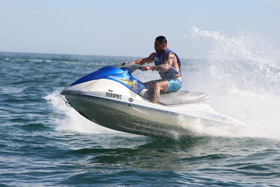 Albufeira: Jet Ski Rental - Rocha Baixinha Beach views and the adrenaline vs. calm options