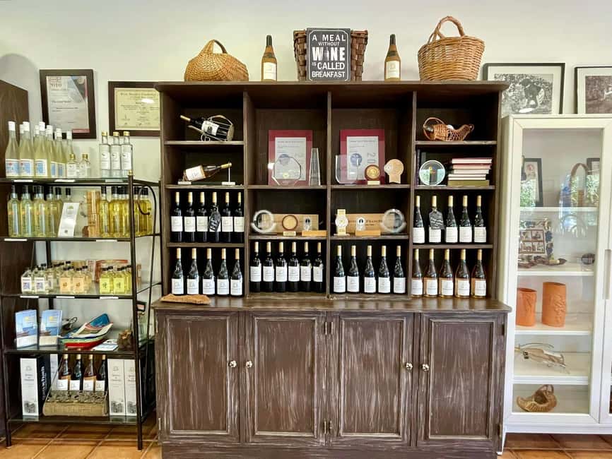 Albufeira, Olhão, Faro: Visit a vineyard, Free time in Silves - The 3-Wine Tasting Plus Tapas: How to Get More From Each Pour