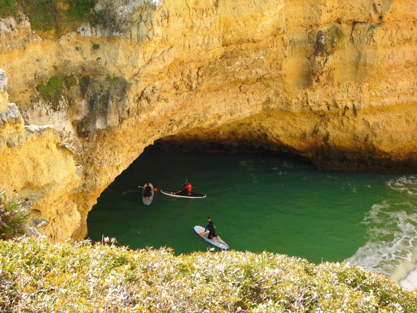 Albufeira: Secret Caves & Beaches Kayak Tour with Swim Stop - Paddle out near the shore: spotting caves and reading the water