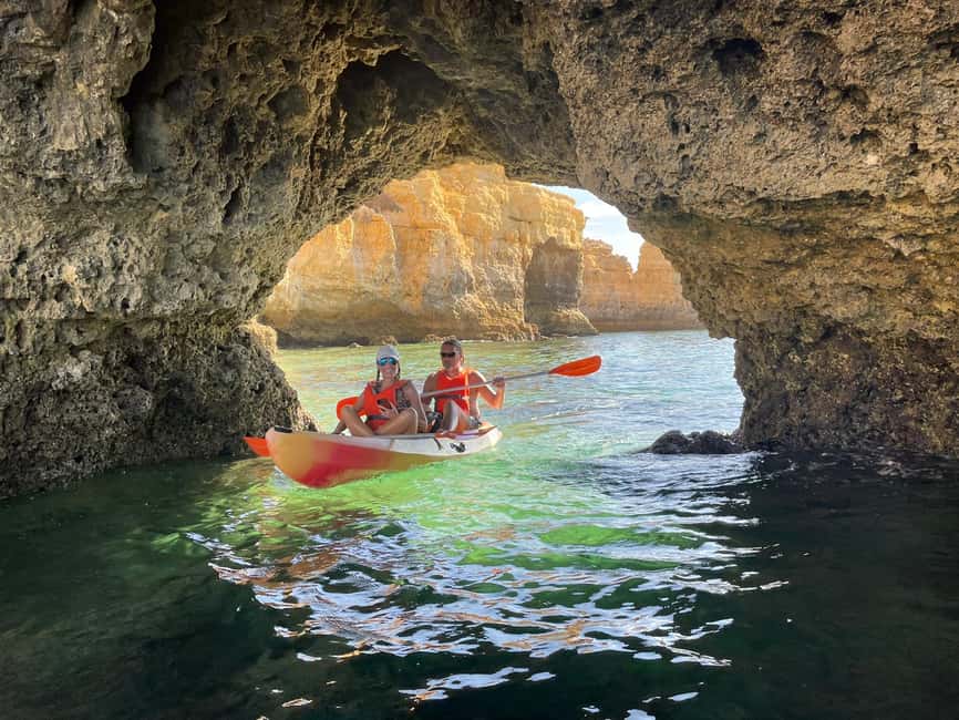 Albufeira: Secret Caves & Beaches Kayak Tour with Swim Stop - Entering the Xorino Sea Cave zone (and how your route changes)