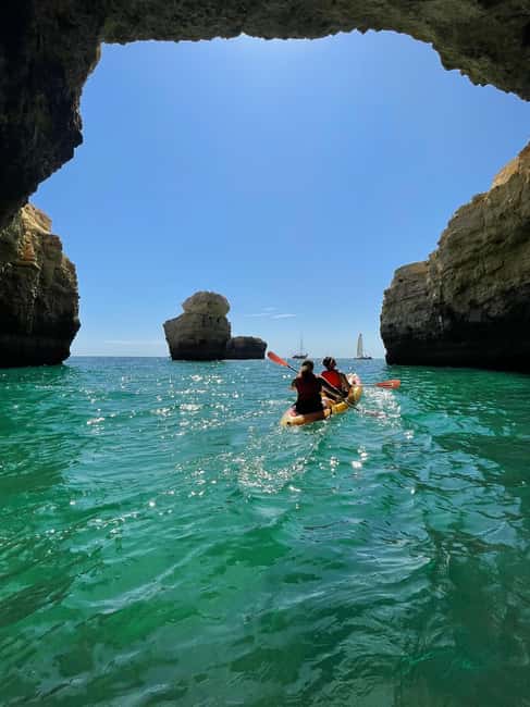 Albufeira: Secret Caves & Beaches Kayak Tour with Swim Stop - Praia do Ninho das Andorinhas: the “desert beach” feeling you came for
