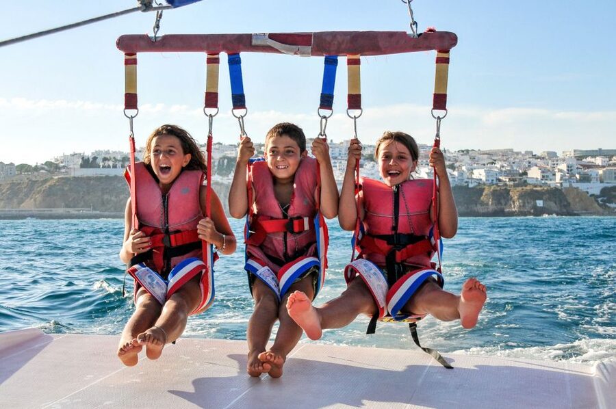 Albufeira: Single, Double or Triple Parasailing Tour - Key highlights you’ll feel right away