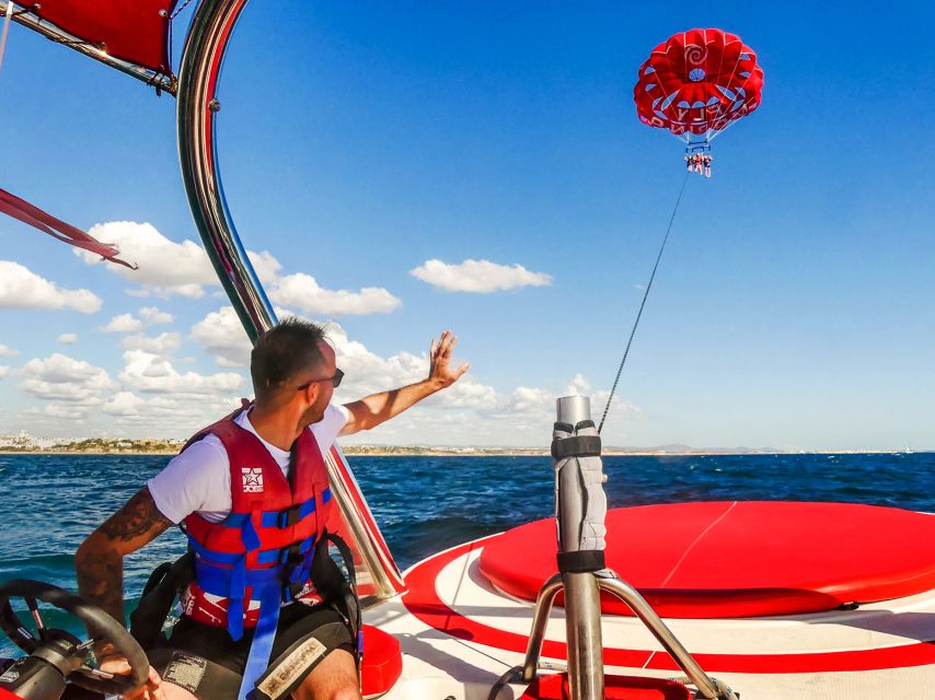 Albufeira: Single, Double or Triple Parasailing Tour - Single, double, or triple: how the wind changes the plan
