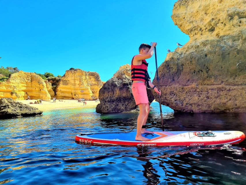 Albufeira: Stand Up Paddle Lesson and Coastal Tour - Albufeira’s coastline, caves, and that long pause on the water