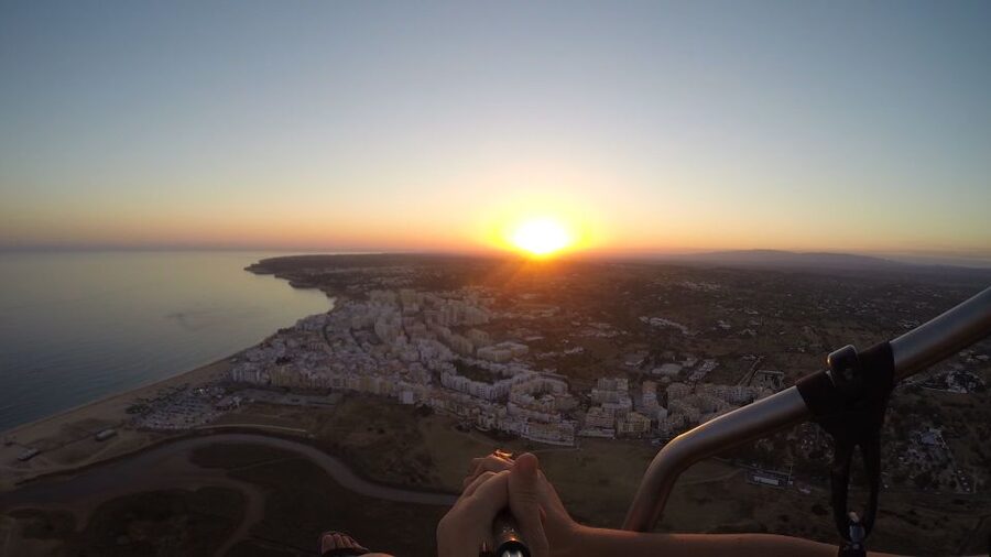 Albufeira: Sunset Paragliding Flight - Sunset over Albufeira, then a little more thrill