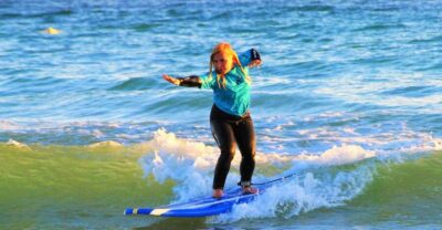 Surfing Lesson at Galé Beach