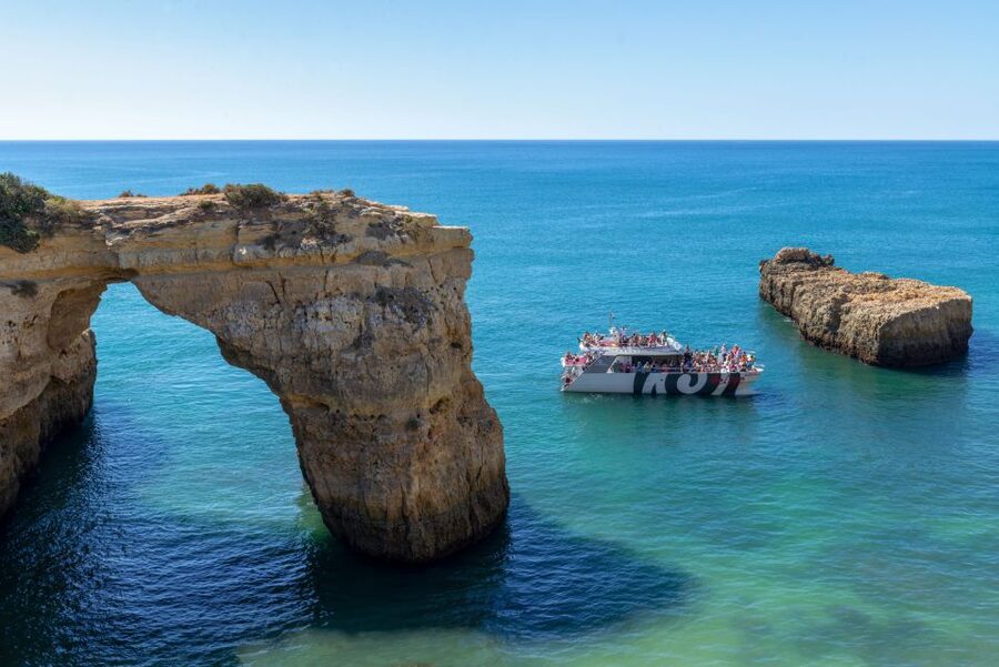 Algarve 3-Hour Caves and Coastline Boat Trip - Sailing The Algarve Coast From A Lounge-Friendly Catamaran