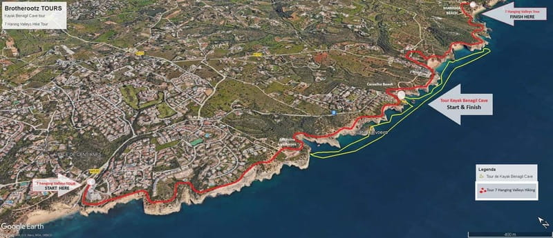 Algarve: 7 Seven Hanging Valley Hike Tour- Photos & Transfer - Walking route, stop by stop: Alfanzina, beaches, and those cave angles
