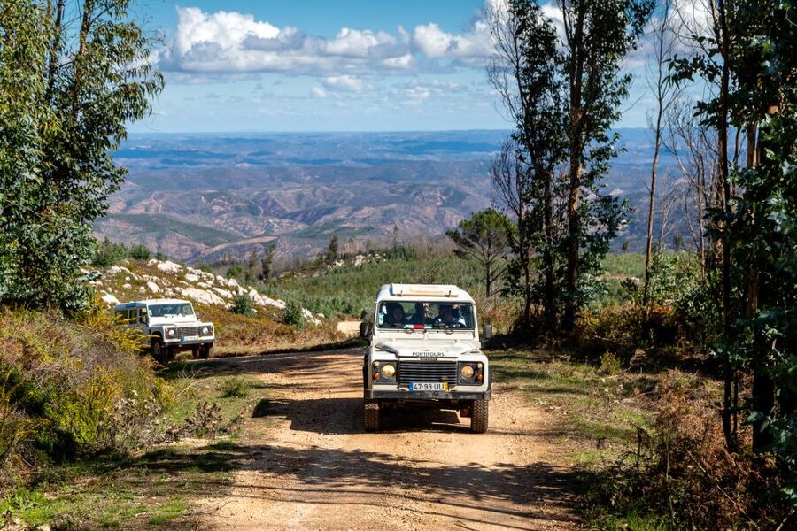 Algarve: Jeep Safari with Distillery Visit & Lunch - Getting Off Main Roads in an Algarve Jeep Convoy