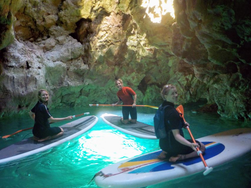 Algarve: Stand Up Paddle Tour w/ Snorkeling to Ingrina Caves - Learning to SUP off Sagres without the stress