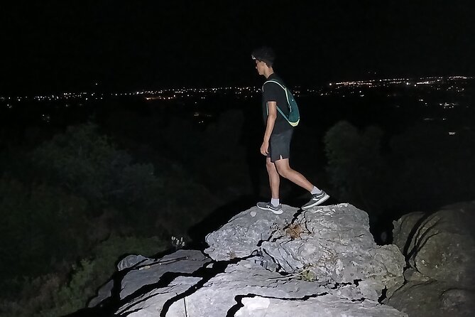 Algarve Summer Night Hike - The hike in the dark: headlamp use, moonlight, and rocky ground