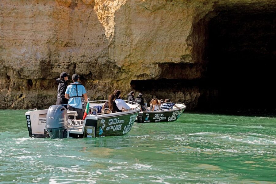 Armação de Pêra: Benagil Caves and Secret Beaches Boat Trip - Weather and sea conditions can change the feel of the trip