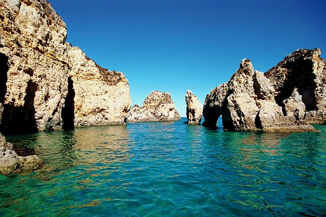 Beautiful coastal drive to the Ponta da Piedade caves in Lagos - Stop One at Ponta da Piedade: Caves With the Ticket Built In