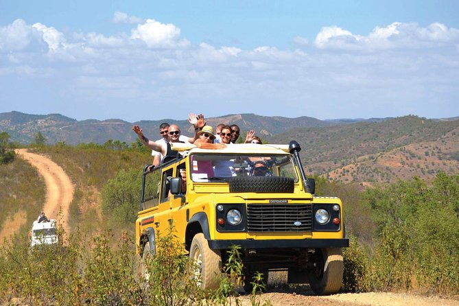 Benagil Adventure: Jeep and Boat Tour with Wine Tasting - The morning jeep ride: Carlos, off-road fun, and wildlife talk