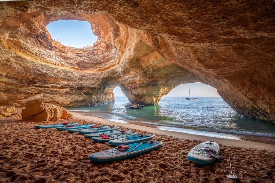Benagil Beach: Secrets of the Sea Benagil Caves Kayaking - Group Size, Kayak Speed, and One Common Trade-Off