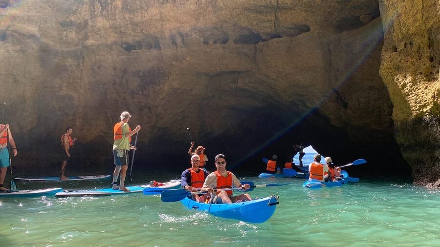 Benagil Beach: Secrets of the Sea Benagil Caves Kayaking - Entering the Benagil Cave, Up Close and Guided