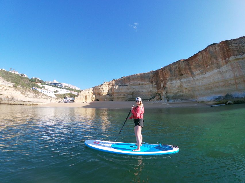Benagil: Benagil Cave Stand Up PaddleBoard Tour at Sunrise - Stop by Benagil Sea Cave, with time for inside-the-cave moments