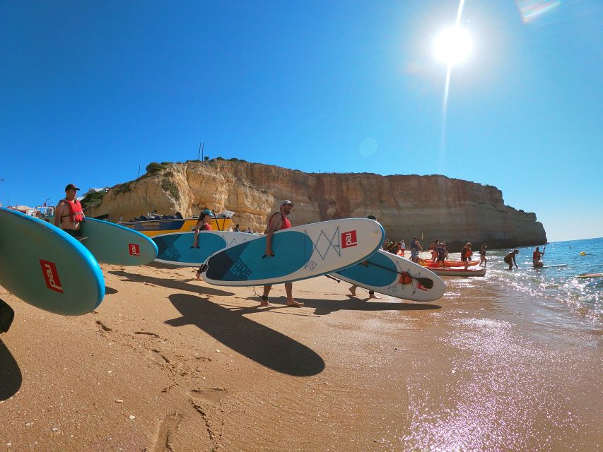Benagil: Benagil Cave Stand Up PaddleBoard Tour at Sunrise - Praia da Marinha photo stop: the coastline that makes the Algarve famous