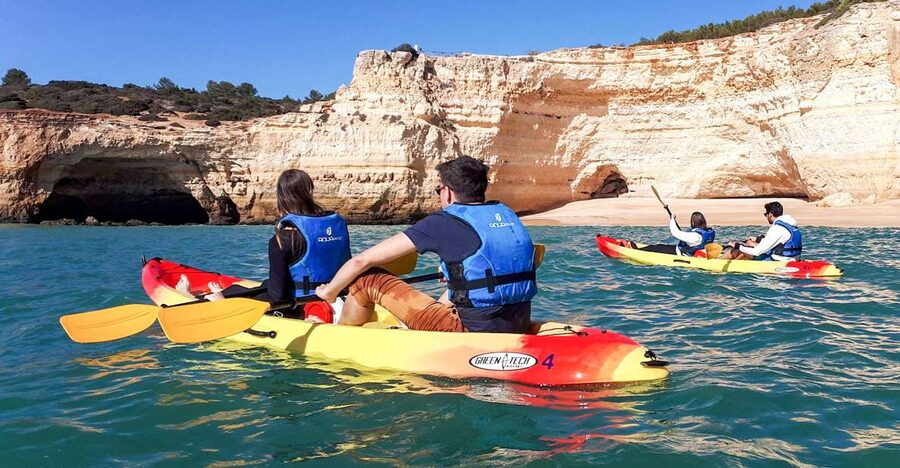 Benagil: Benagil Caves and Secret Spots Guided Kayaking Tour - Benagil Caves feel different when you’re low in the water
