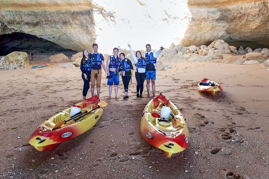 Benagil: Benagil Caves and Secret Spots Guided Kayaking Tour - Benagil Sea Cave: the photo stop that really sets the tone