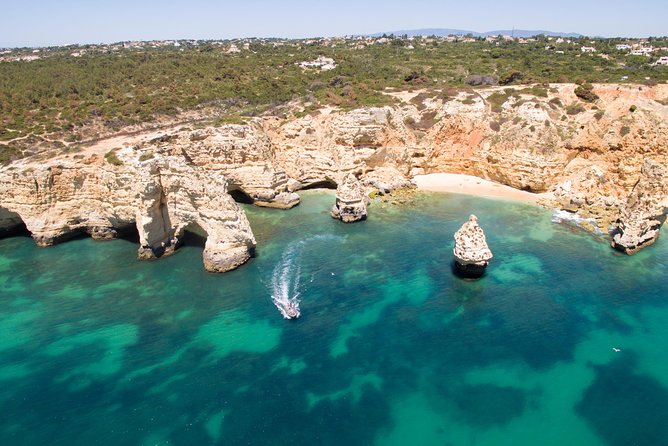 Benagil Cave and Marinha Beach Boat Tour from Portimao - The coastline cruise: Carvoeiro views from the sea