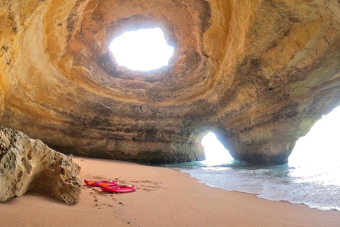Benagil Cave - Sunrise or Sunset Kayak Tour (Small groups) - Algar de Benagil stop: the early-entry photo moment