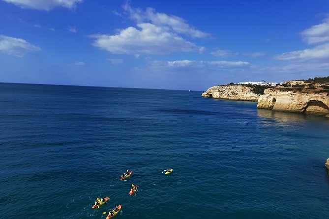 Benagil Cave - Sunrise or Sunset Kayak Tour (Small groups) - Carvalho Beach and Praia da Marinha: the coastline in between