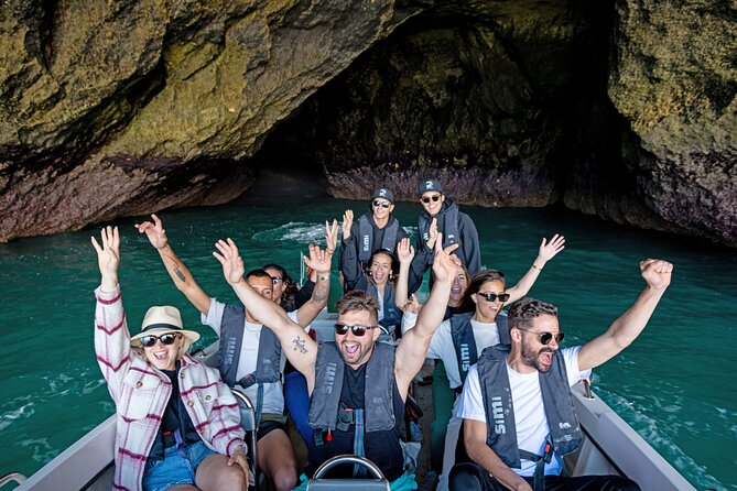 Benagil Cave Tour From Armação de Pêra - Praia da Marinha: the iconic cliff-and-water moment