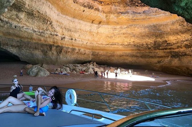 Benagil Cave Tour Sunseeker Portofino 53 5H - Benagil Caves: The Main Event Up Close from the Water