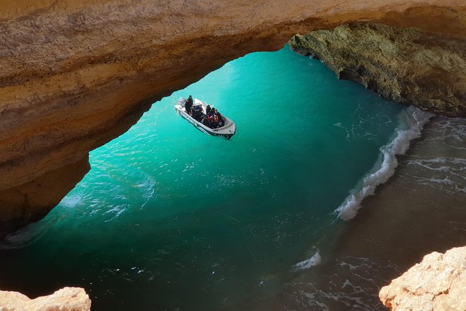 Benagil Caves at Sunrise or Sunset - Private Boat Tour - Praia do Barranco: a calm valley beach that even swimmers avoid