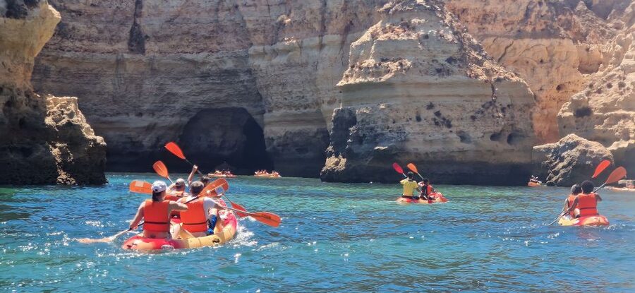 Benagil: Caves, Beaches, and Secret Spots Guided Kayak Tour - The real thrill: entering Benagil Cave by kayak