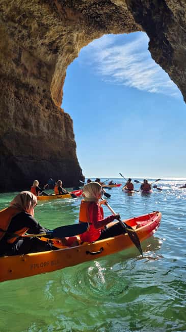 Benagil: Caves, Beaches, and Secret Spots Guided Kayak Tour - Benagil Caves plus a secret stop: why kayak access matters