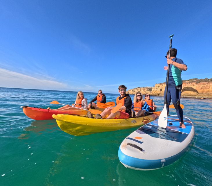 Benagil: Caves, Beaches, and Secret Spots Guided Kayak Tour - Gruta dos Algarinhos and Arco Natural: more caves, more angles