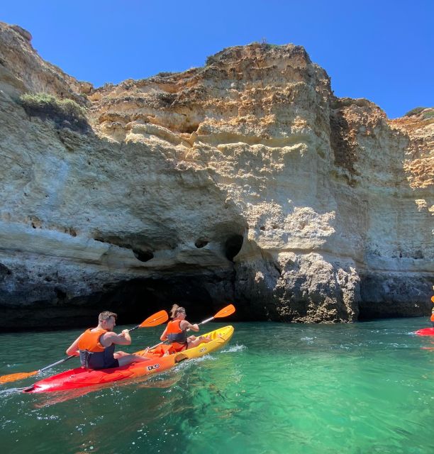Benagil: Caves, Coves & Secret Beaches Guided Kayaking Tour - Safety Briefing, Gear, and Waterproof Bag Reality