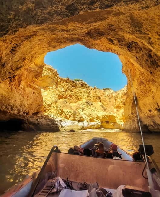 Benagil Caves Full Circuit Happy Hour - The route stops you can expect between landmarks