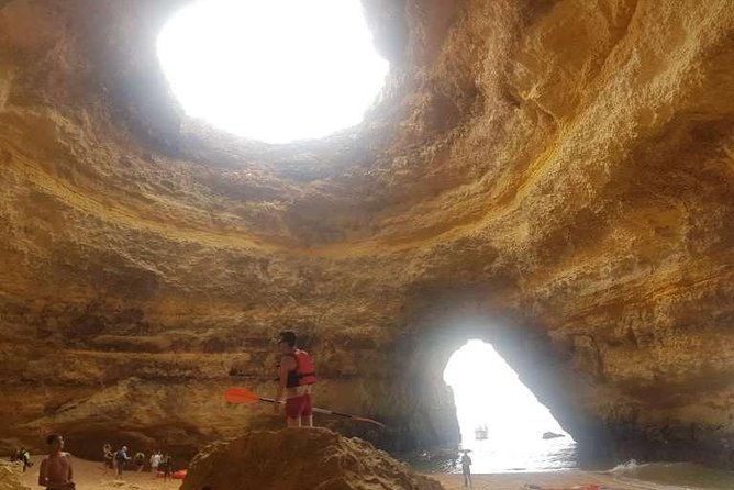 Benagil caves's kayak tour - Stop by stop: Benagil, Algar de Benagil, then Praia da Marinha